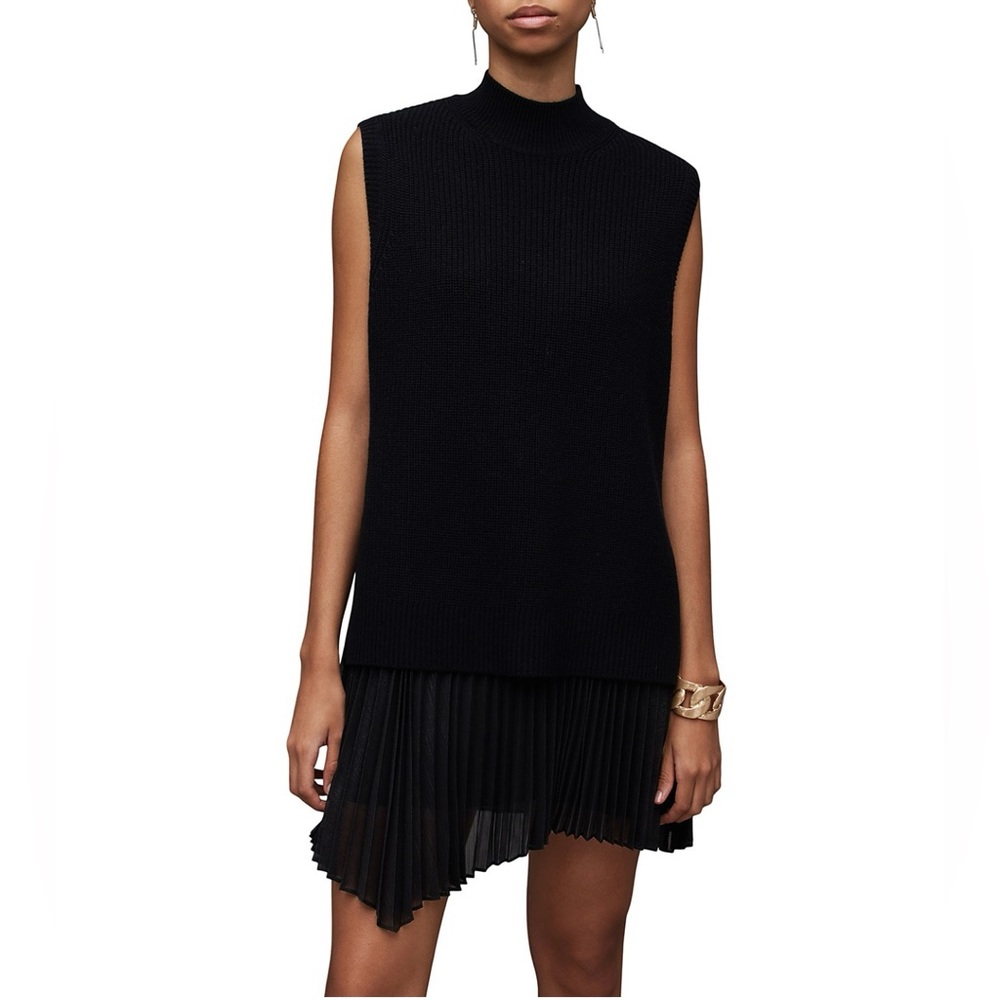 All Saints Pleated Dress